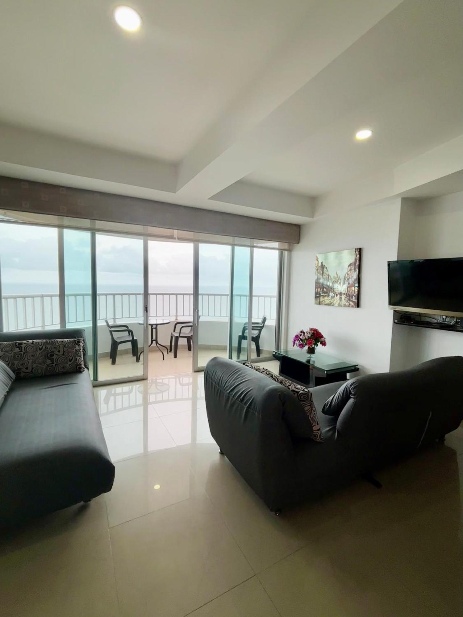 Paraiso En Bocagrande Con Vista Al Mar Cartagena エクステリア 写真