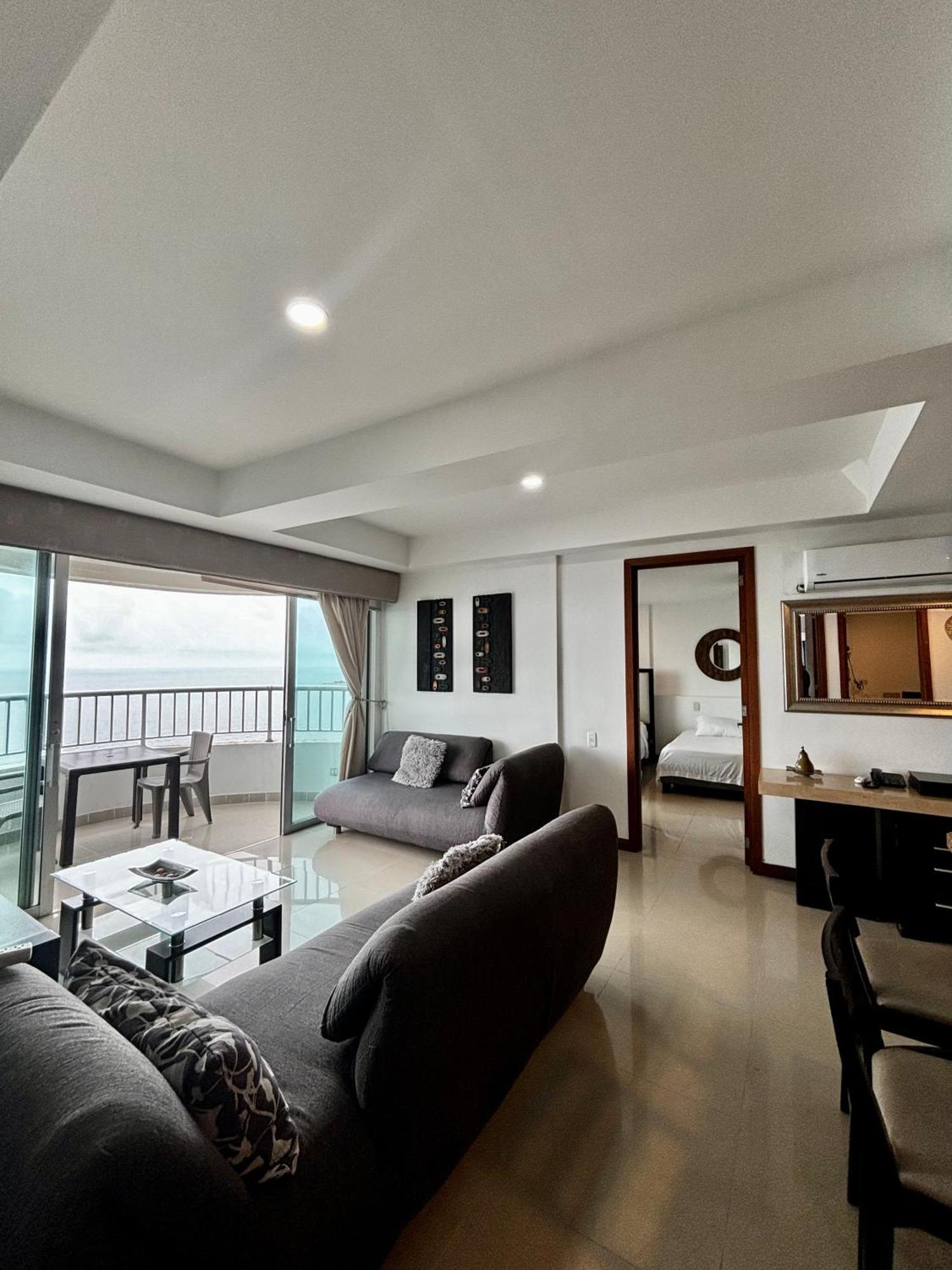 Paraiso En Bocagrande Con Vista Al Mar Cartagena エクステリア 写真