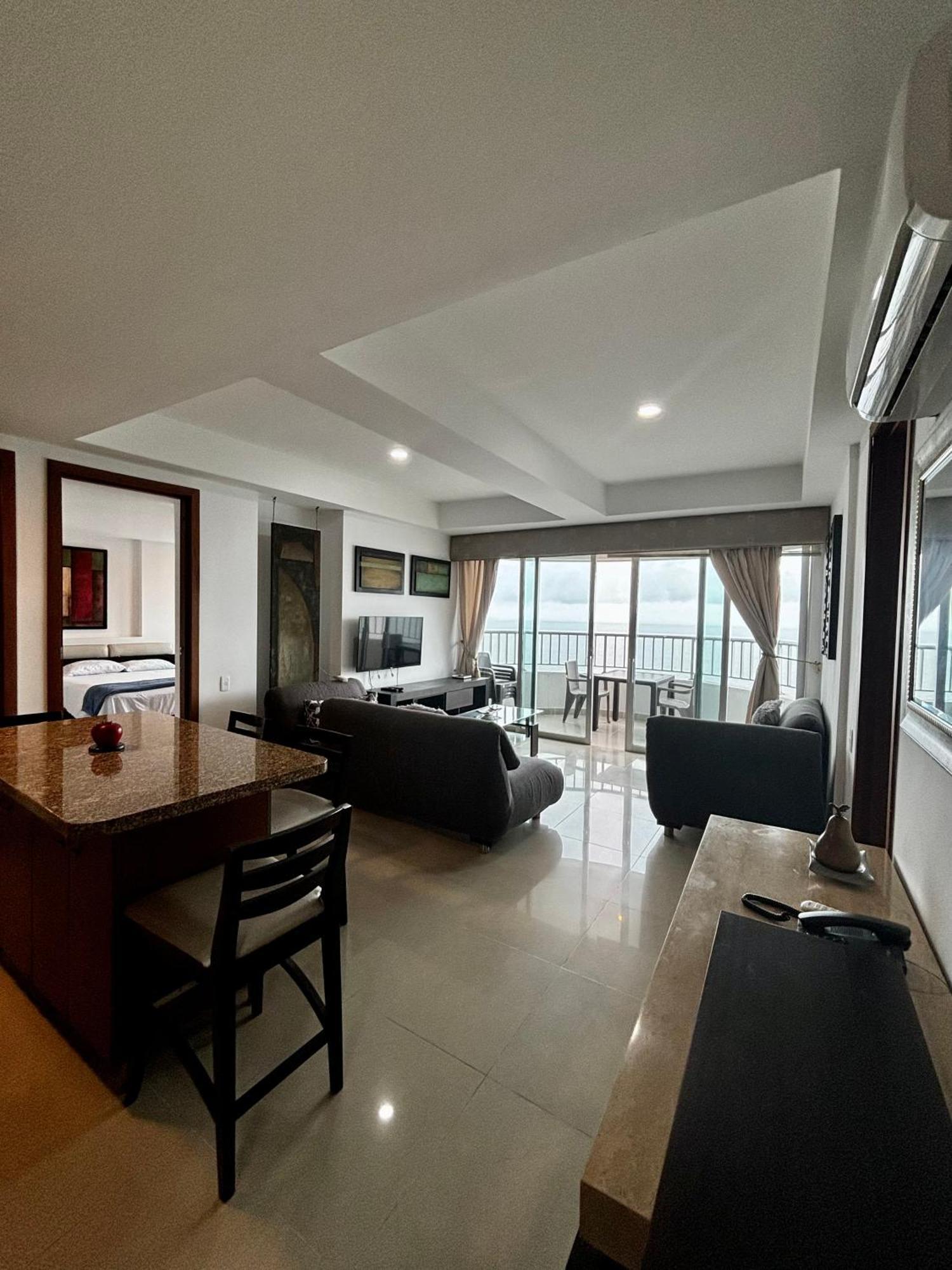 Paraiso En Bocagrande Con Vista Al Mar Cartagena エクステリア 写真