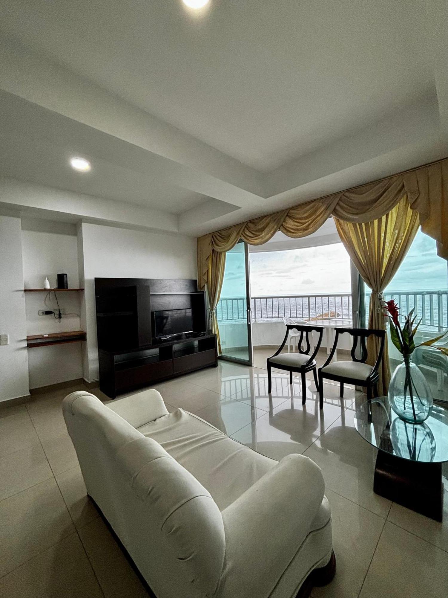 Paraiso En Bocagrande Con Vista Al Mar Cartagena エクステリア 写真